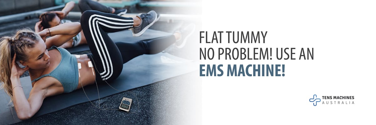 Flat Tummy - No Problem! Use an EMS Machine!